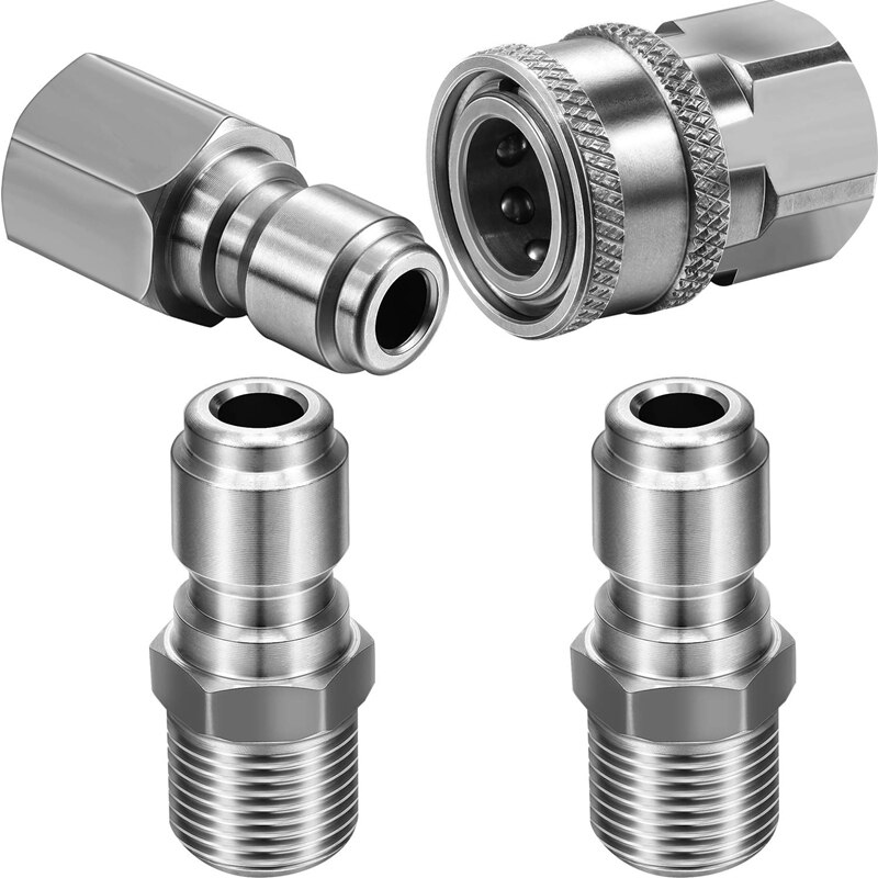 Npt Conector NPT-Kit de conector rápido macho y hembra de acero... – Grandado
