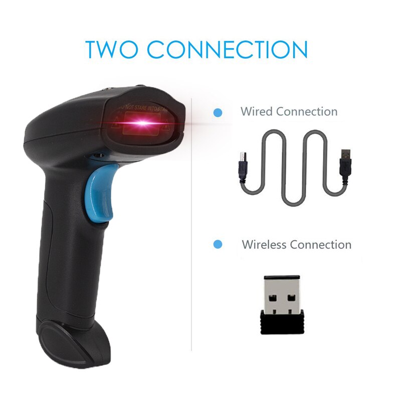 Bluetooth Barcode Scanner Draadloze 1D 2D Qr Code Reader Bluetooth Handheld Scanner Voor Inventaris Pos Terminal Bar Code Scanner