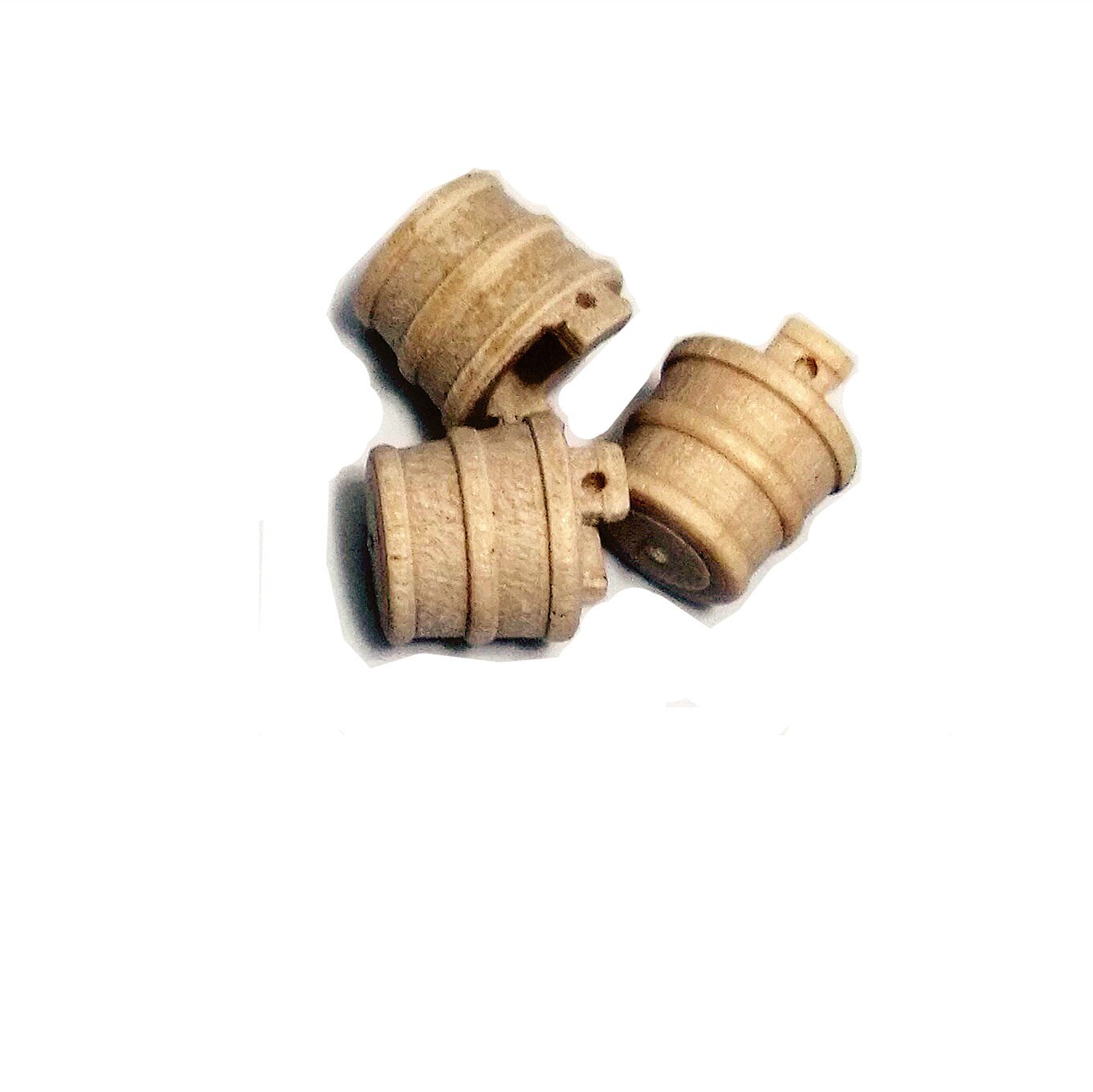Model statku zestawy do budowania akcesoria do dekoracji drewniane wiaderko 8x9mm 5 sztuk