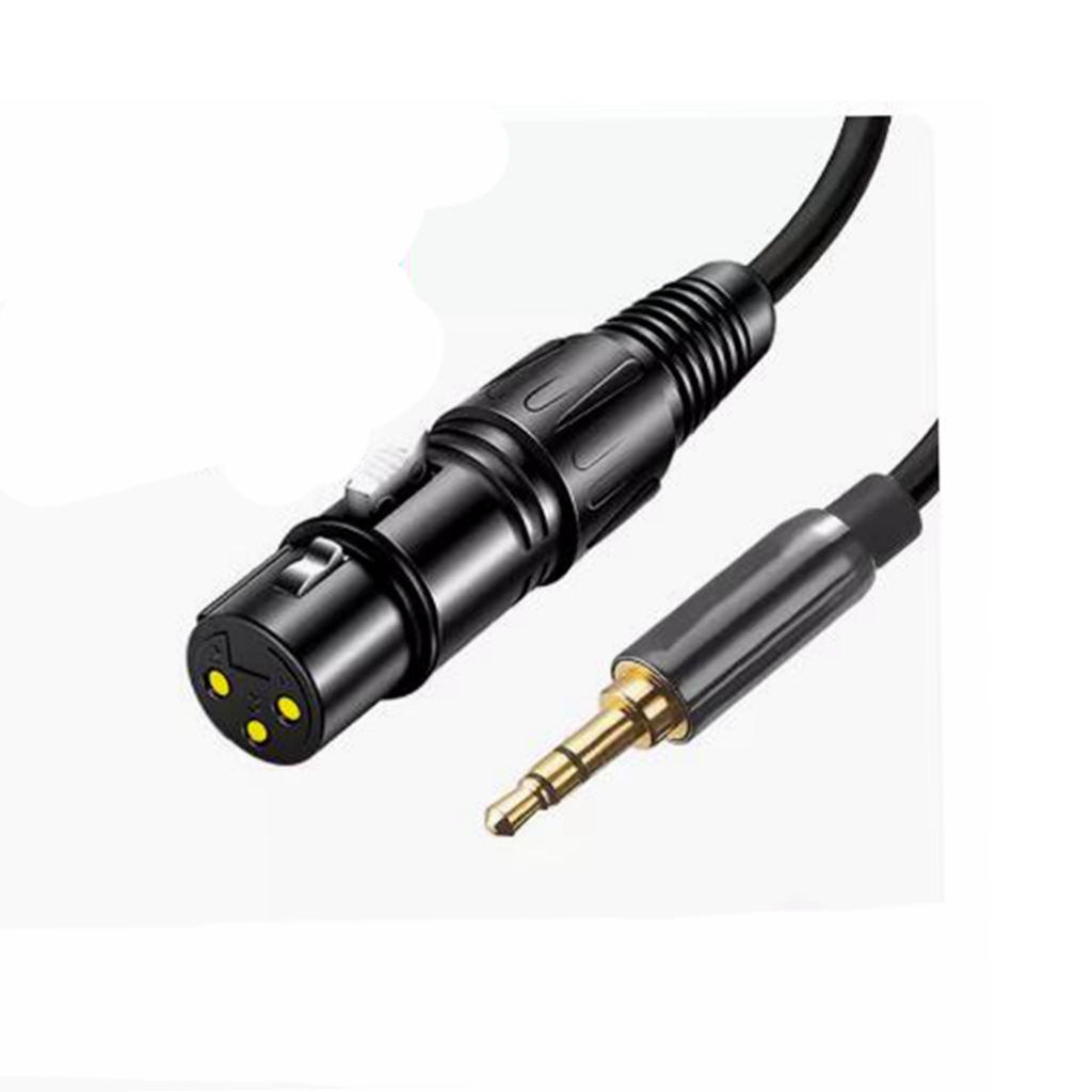 XLR To 3.5mm Microphone Aux Audio HiFi Cable 3.5 Jack Male To XLR Female Mic Cord For Smartphone Camcorders DSLR Camera Computer