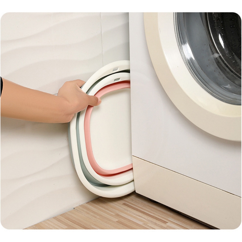 Portable Wash Basin for Student Dormitory Household Collapsible Wash Basin Bucket Household Mop Buckets