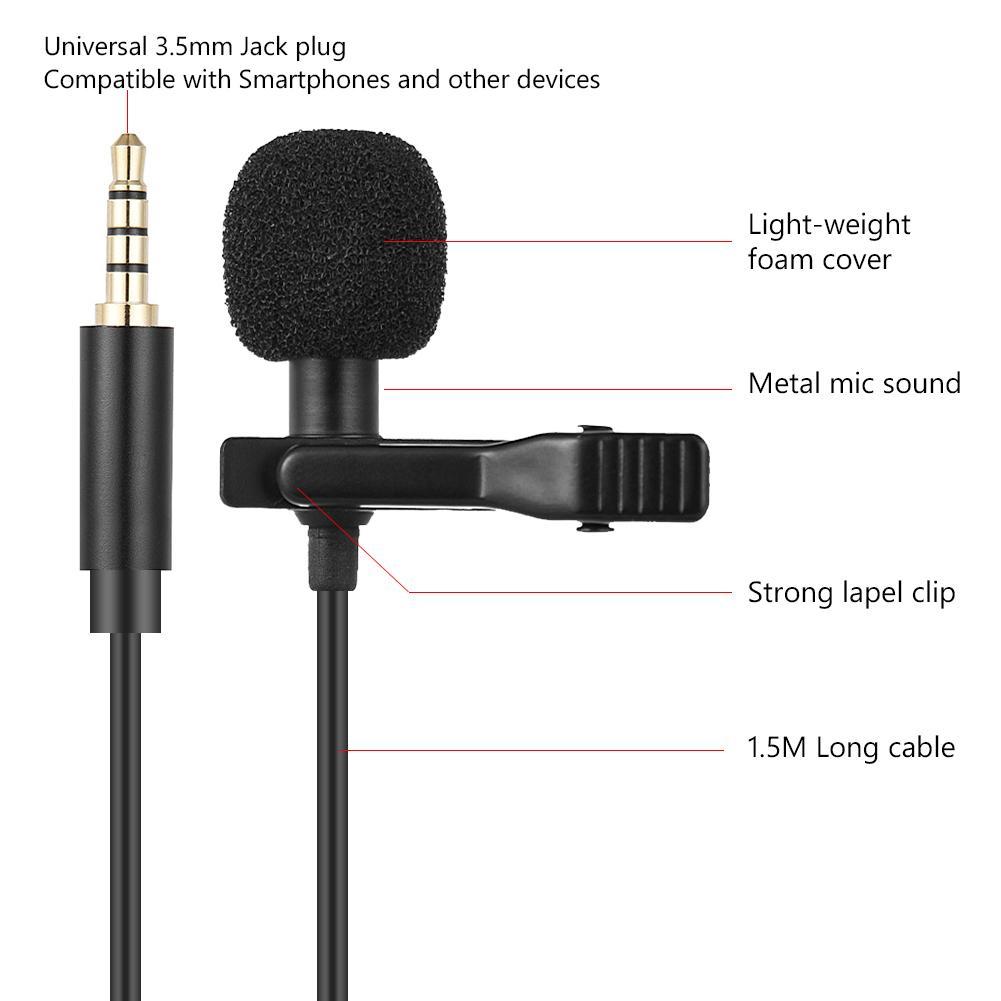 Mini microfono Mic USB C tipo-c Mic condensatore registrazione Audio per Huawei Xiaomi telefono Android USB C microfono Lavalier