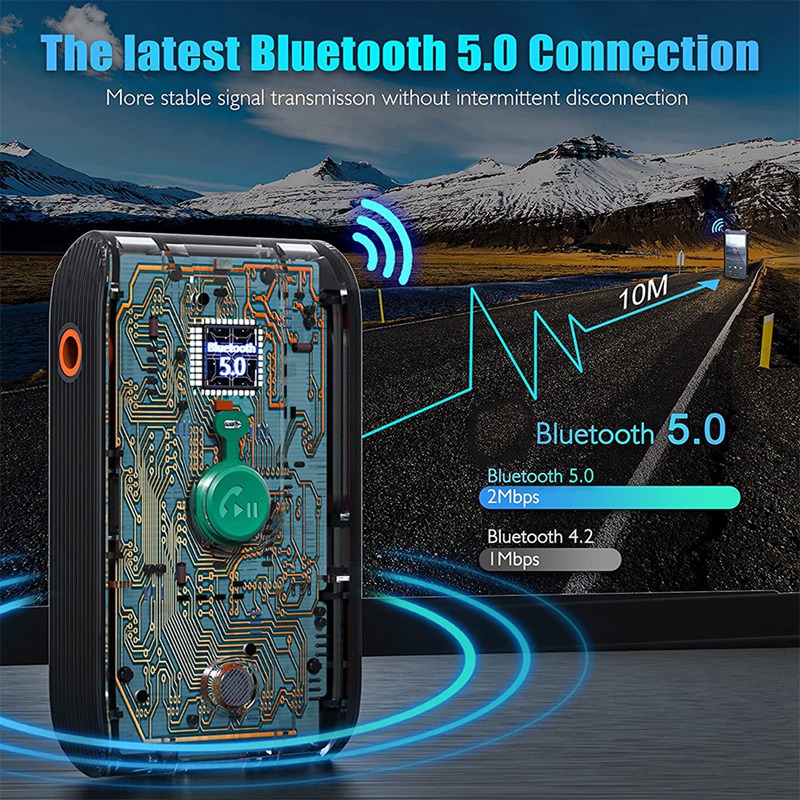 Bluetooth 5 0 Receiver For Car Noise Cancelling B Grandado