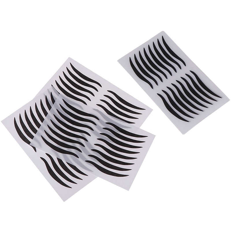 10 stk sexet stil øjne mærkat eyeliner tape skønhed eyeliner mærkat makeup værktøj sort øjenlåg værktøj