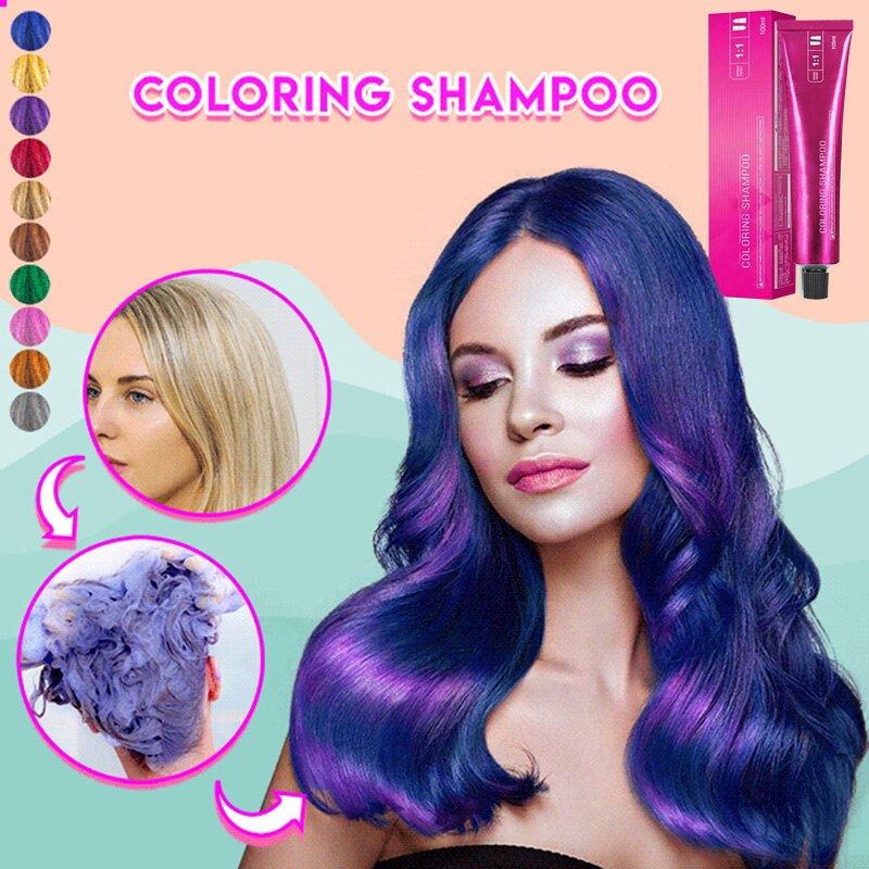 Haar Färbung Shampoo Mild Sicher Haar Färben Shampoo für Männer Frauen Alle Haare WH998