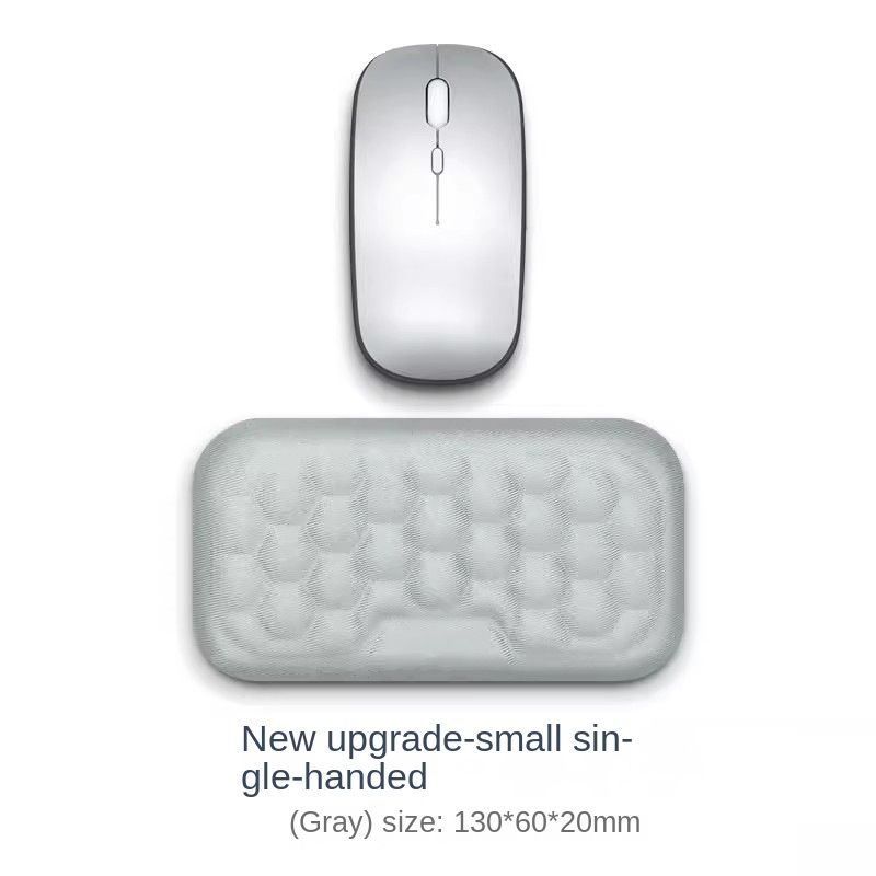 Håndleddsmusematte tastatur og mus håndleddsstøtte kontor skrivebeskyttelse avslappende håndledd ergonomisk minneskum datamaskin bærbar pc skrivebordsmatte: Oransje