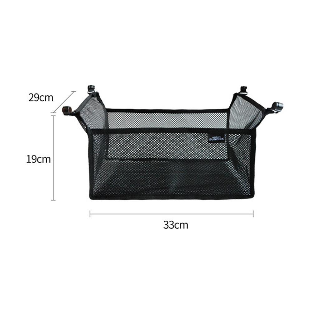 Portable Folding Table Storage Net Bag Mesh Outdoor Picnic Camping BBQ Kitchen Folding Table Shelf