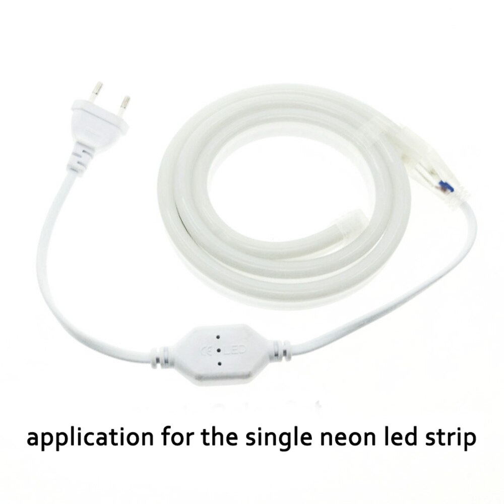 AC110-240V 4A LED Strip Extend Wire EU Plug 2 Pin for Single Neon led Strip Power Supply Plug