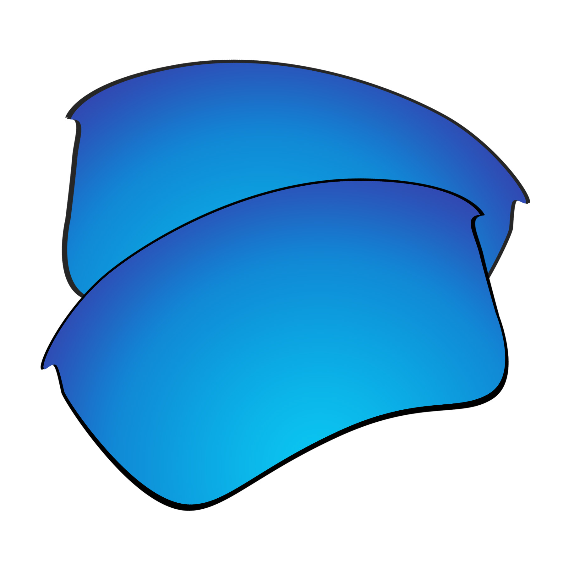 Lentes de substituição polarizadas snark para óculos de sol oakley half jacket 2.0 xl (apenas lentes)-várias escolhas