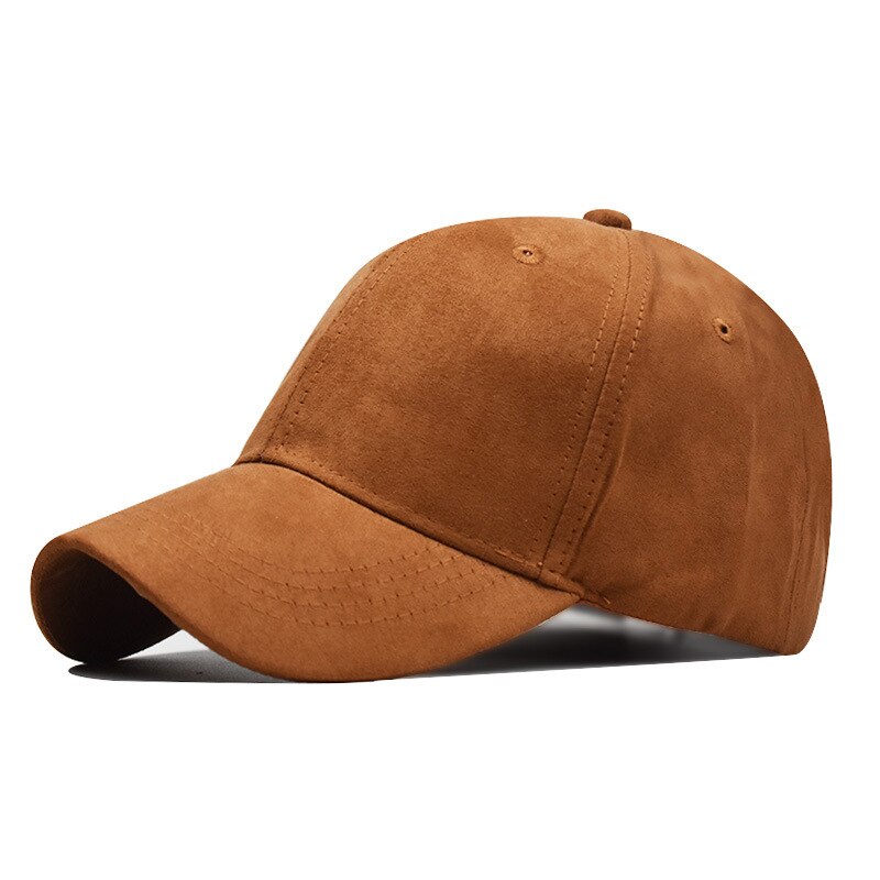 Mode Heren Baseball Caps Voor Mannen En Vrouwen Suede Eenvoudige Effen Snapback Hip Hop Bone Verstelbare Vader Trucker Hoed gorras Mujer