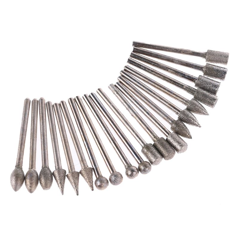 20/Pcs 6X3mm Diamond Rotary Tool Gesinterde Diaman... Grandado