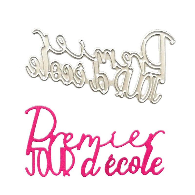 Dolce vita metalen snijmallen franse woordmallen la vie est belle letteralfabet knutselmallen scrapbooking voor doe-het-zelf kaartbenodigdheden