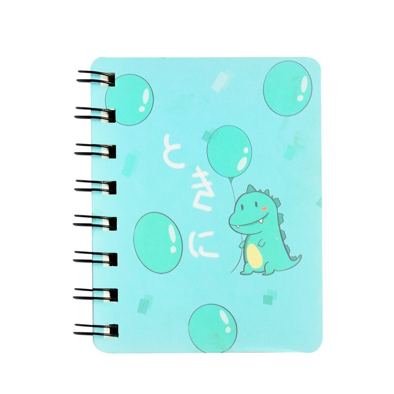 Kleine Spoel Boek Draagbare Notebook Leuke Avocado Rollover Mini Notepad Dagboek Briefpapier School Kantoorbenodigdheden Lege Innerlijke Pagina