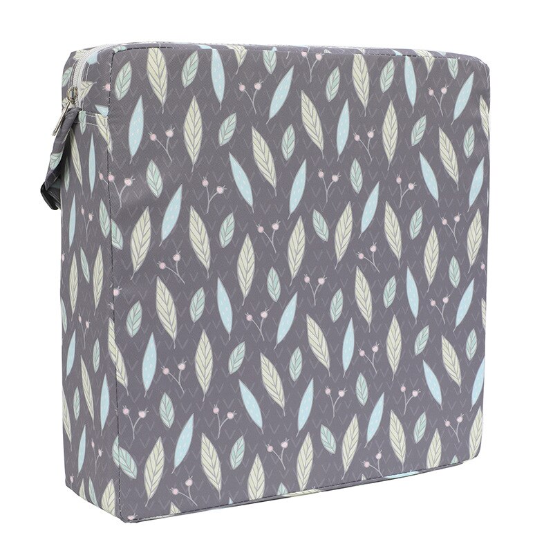 Kinderen Eetkamerstoel Verhoogde Zitkussen Student Zitkussen Waterdicht Cartoon Verhoogde Eetkamerstoel Zitkussen: Ash leaves