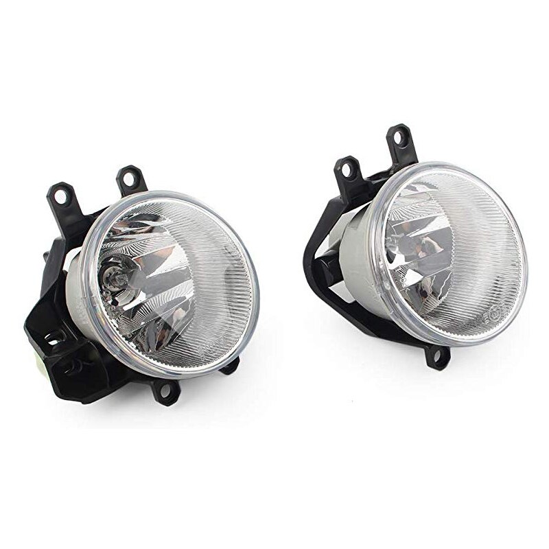 1Pair for Toyota Hilux Revo M70 M80 Fog Light Lamp with Bulb Harness Switch Chrome Trim Front Bumper Work Light