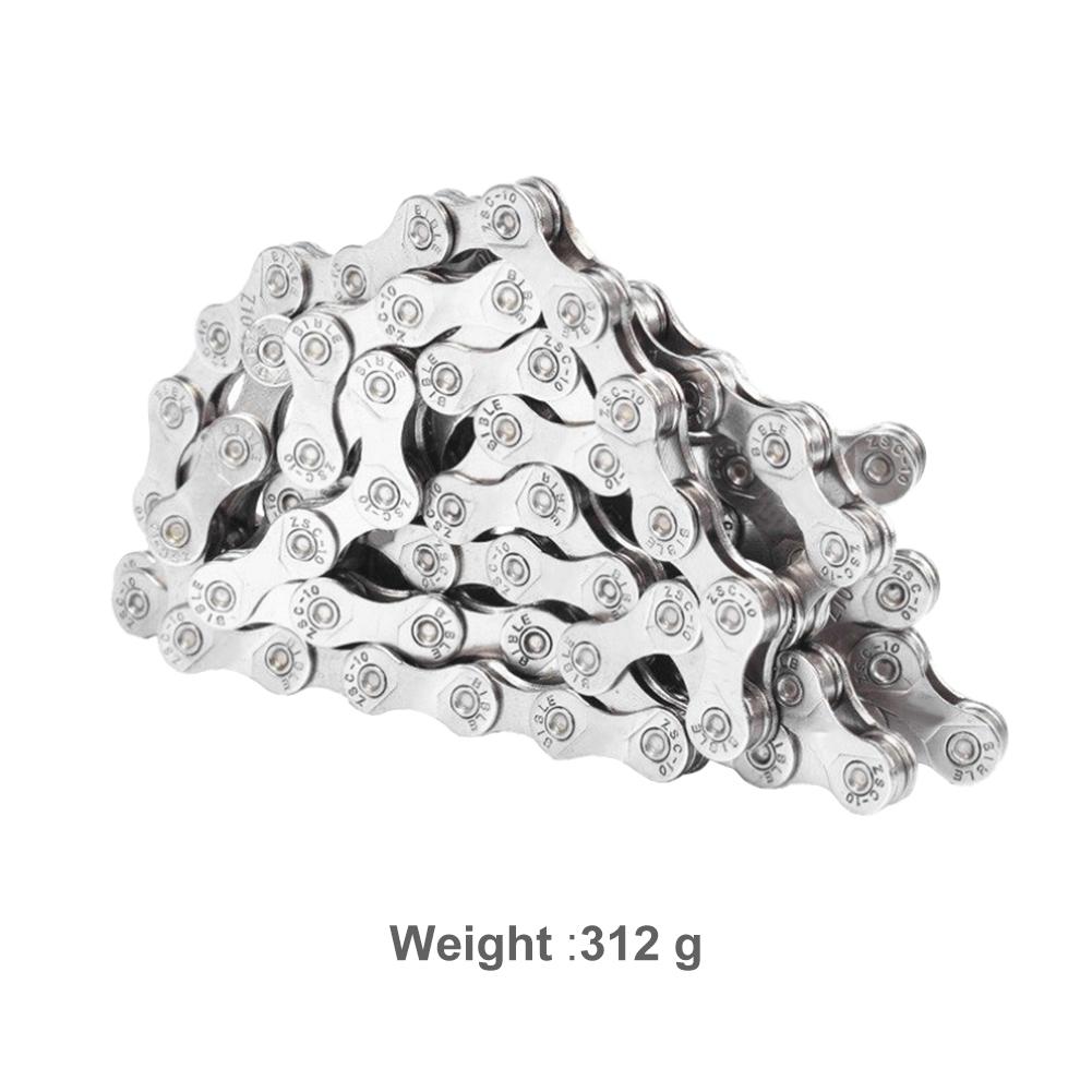Rust-proof 116 Knots Carbon Chain Steel MTB Road Bicycle Chain Safety and Reliability Long Service Life Link Connector Joints: 6-7-8 speed	