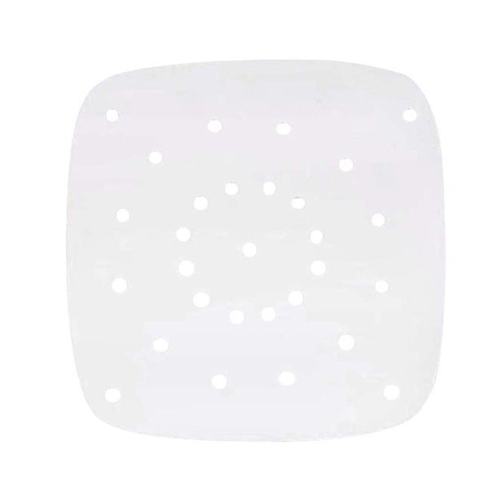 Olie Absorptie Papier Siliconen Olie Papier Keuken Steamer Papier Lucht Friteuse Pad Papier Bakken Olie Papier Oven Papier: 8inch Square