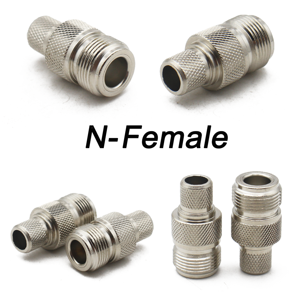 1 stk. 50-7 l16 n rf koaksialstik n-hanstik hun-jack krympe- og klemmestik lige til lmr -400 rg8 rg213 7d- fb-kabel