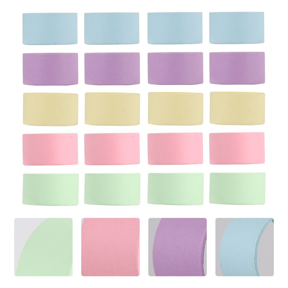 25pcs Paper Tubes Children Craft Paper Roll for DIY Art Drawings Posters: White