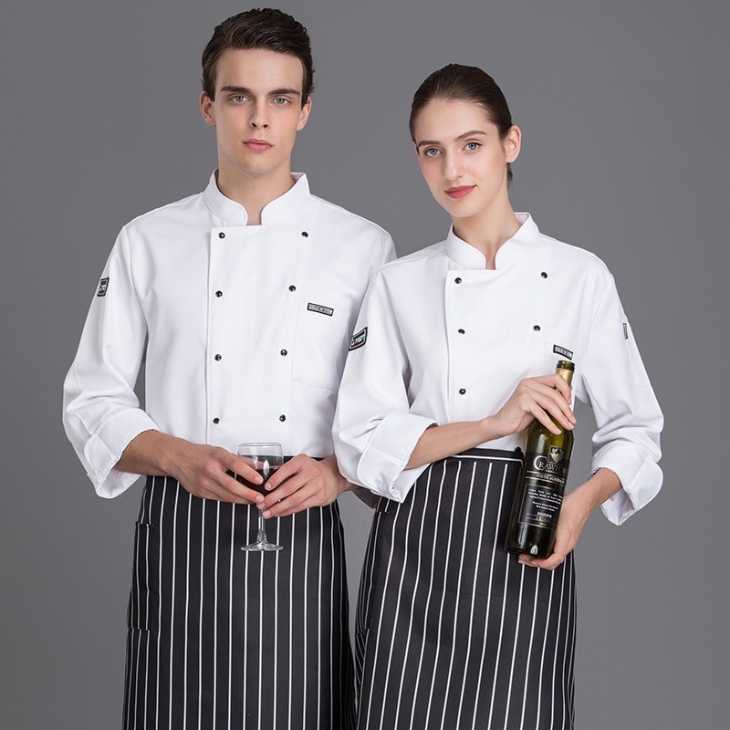 Koch Overall lange ärmeln modelle atmungsaktive männer Restaurant küche kleidung kantine mitarbeiter weiß weibliche küche kleidung
