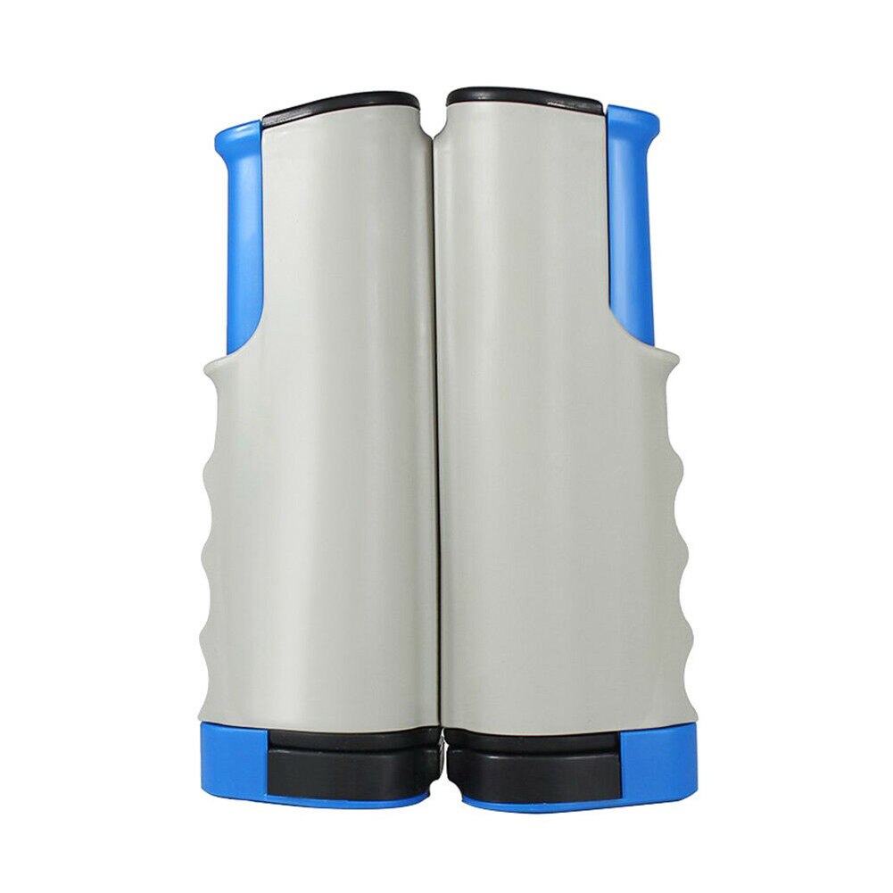 Portable Table Tennis Net Anywhere Retractable Ping Pong Post Net Rack For Any Table Adjustable Table Tennis Rack: Gray