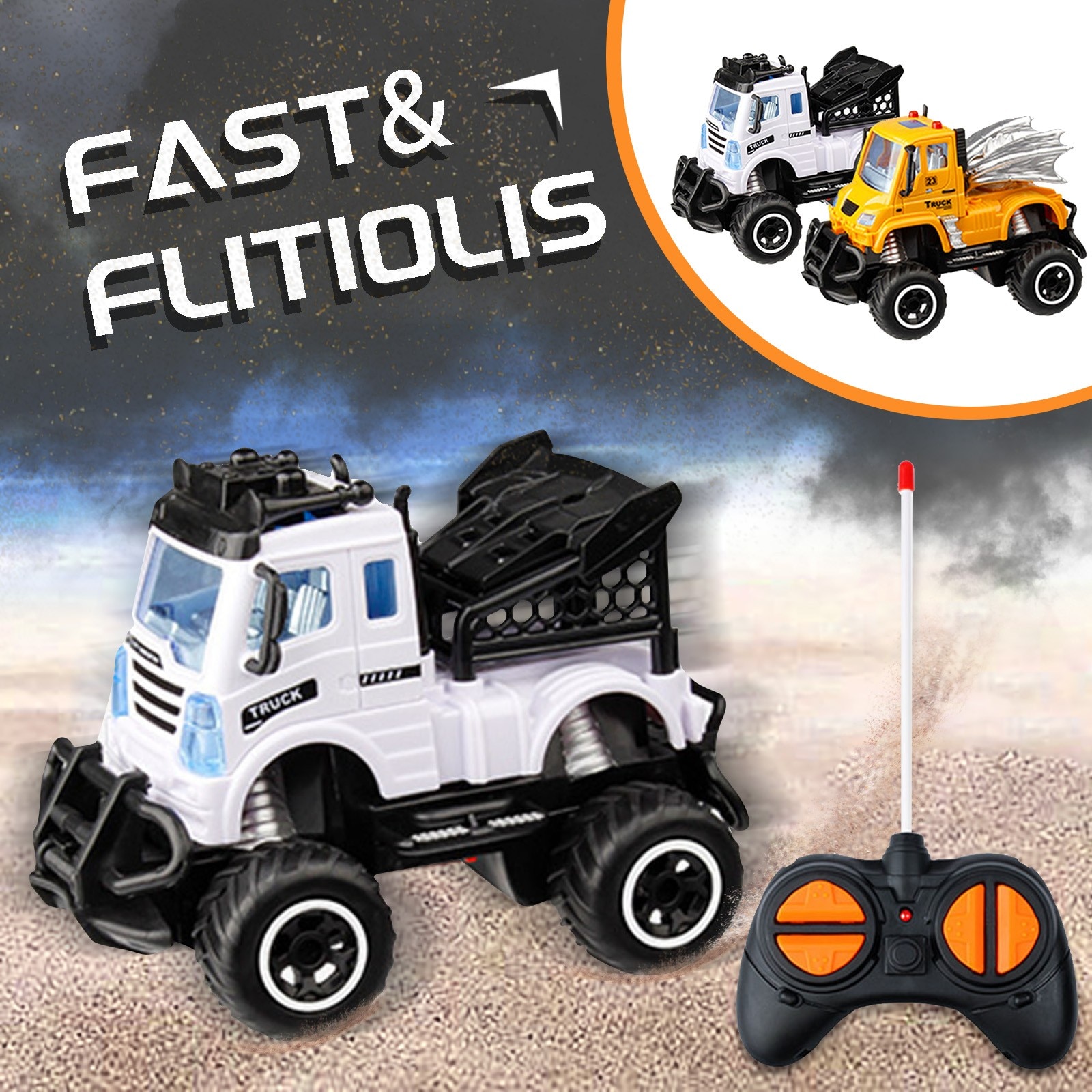 Children's toys rc car 1:43 Mini Simulation Off-road Motorcycle Electric Remote Control Toy Car machine on control remote car