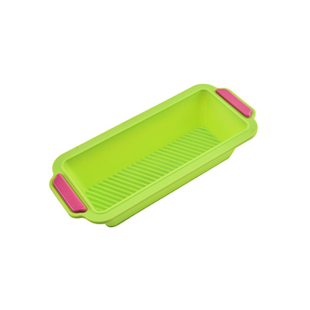 Siliconen bakvorm siliconen cakevormen toast broodvorm snoep taartgereedschap gebak siliconen mal diy rechthoek keuken bakgereedschap: Groente
