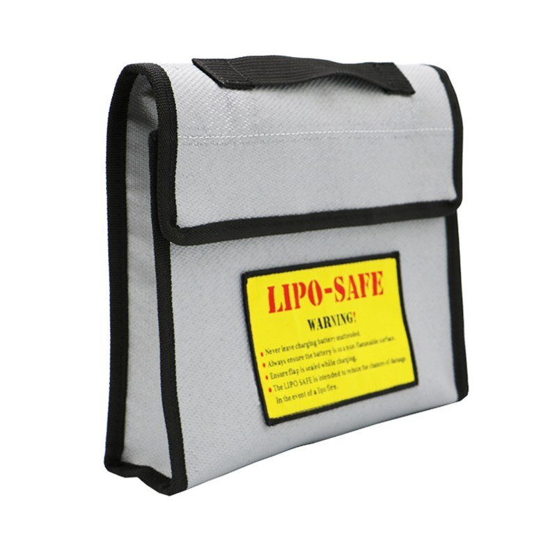 Litiumbatteri explosionssäker väska flygplansmodell batteri brandsäker explosionssäker väska handväska 240 * 185 * 65mm fil brandsäker