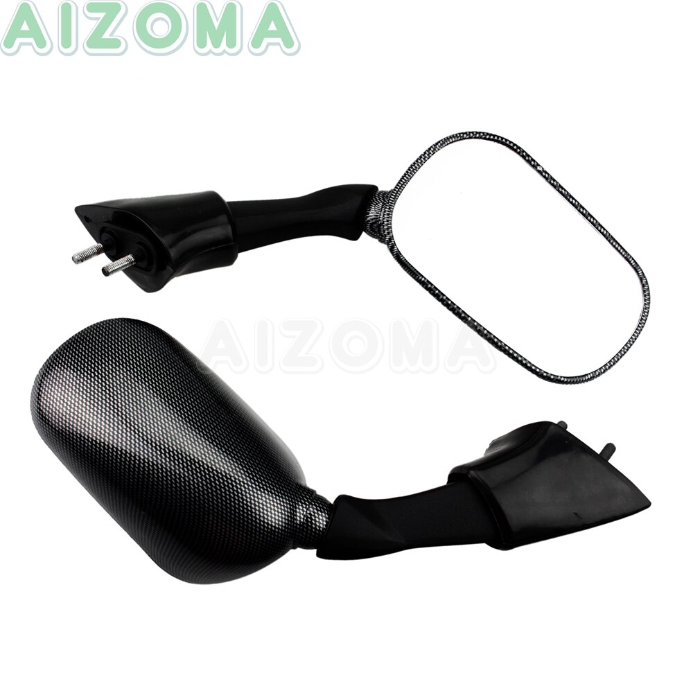 2pcs/Pair Motorcycle Side Rear View Mirror for Yamaha FJR 1300 FJR1300 2003 2004 2005 Carbon Rearview Mirrors