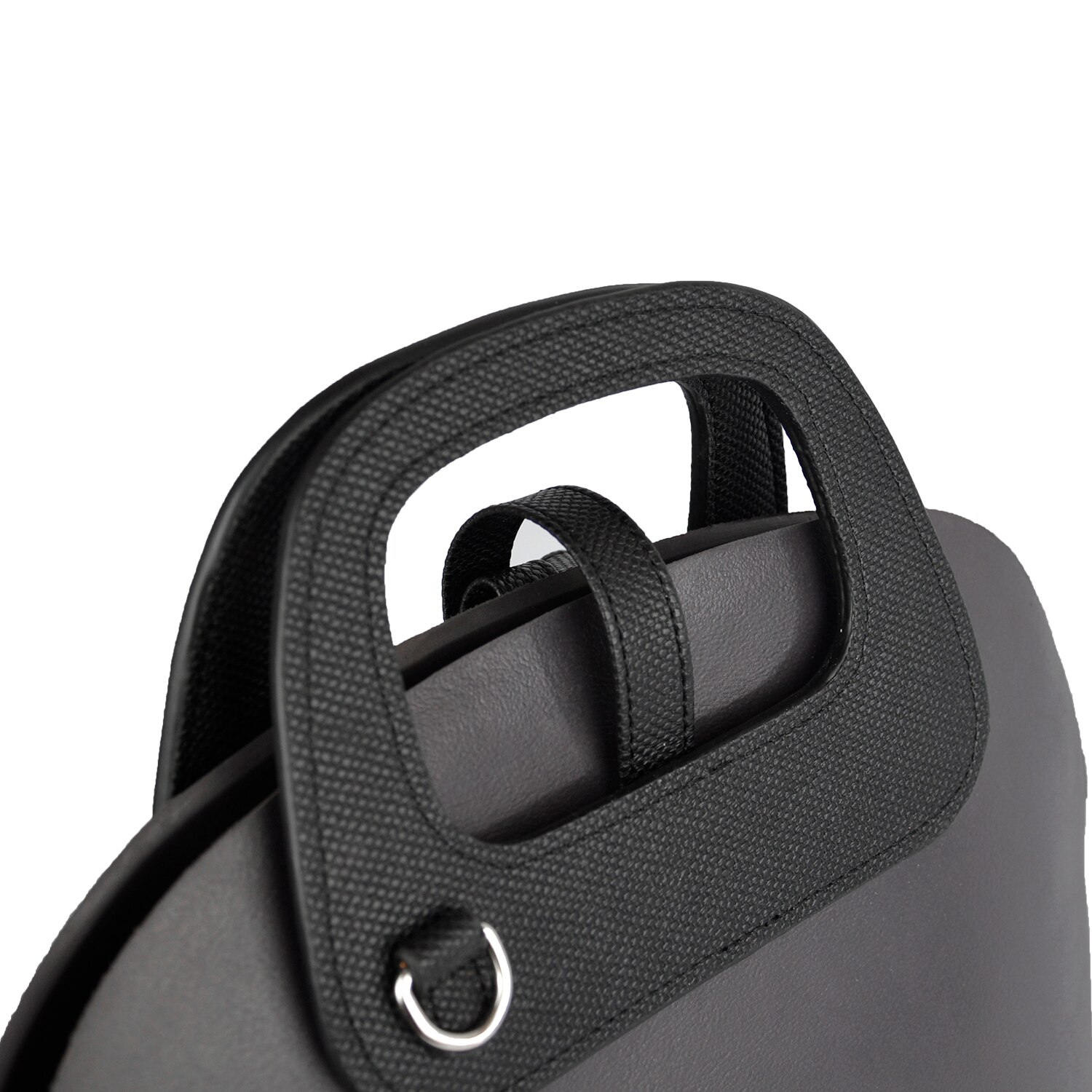Tanqu Colorful D Buckle Ring Oblong Faux PU Leather Handle for Obag 50 Bag Handle for O Bag 50 Handbag Accessory