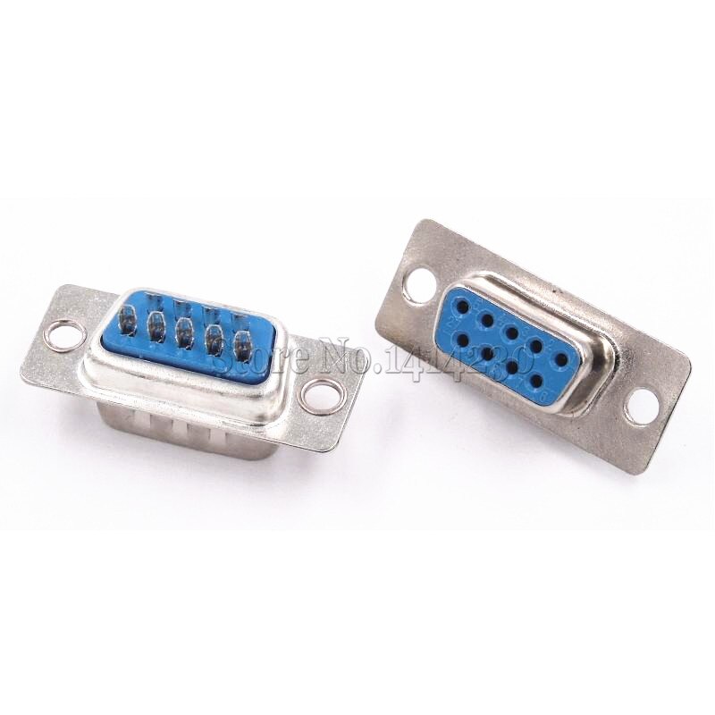 5Pcs RS232 serial port connector DB9 female socket... – Vicedeal