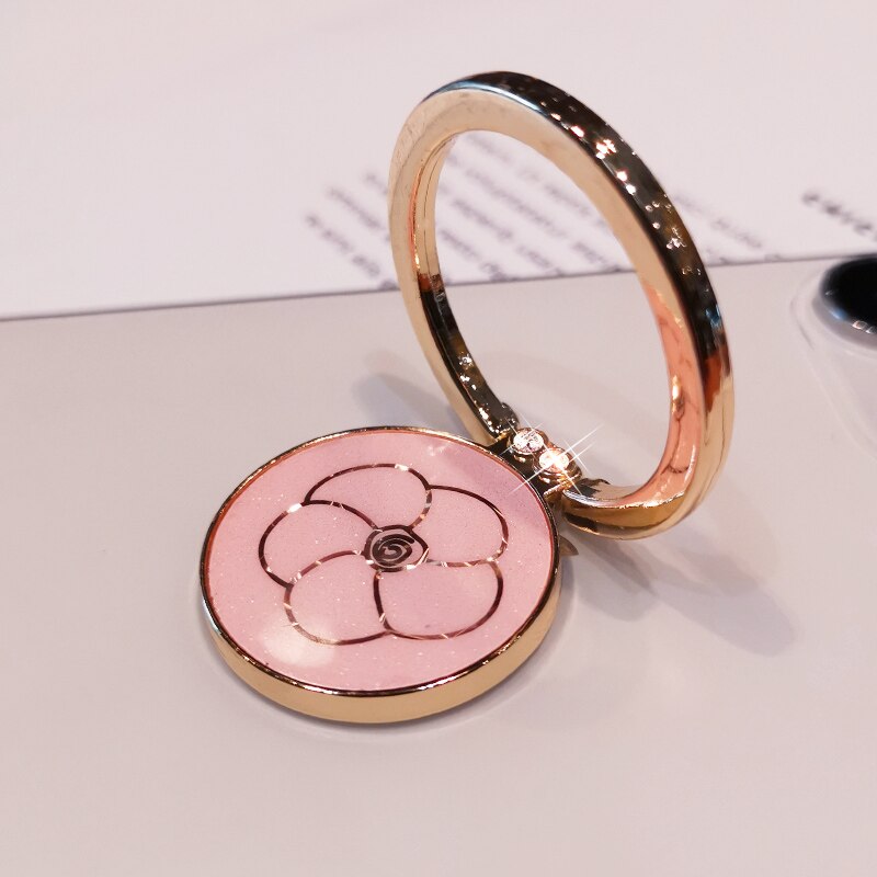 Diamantring mobiltelefon holder metal ring mobiltelefon holder velegnet til iphone huawei samsung universal stander