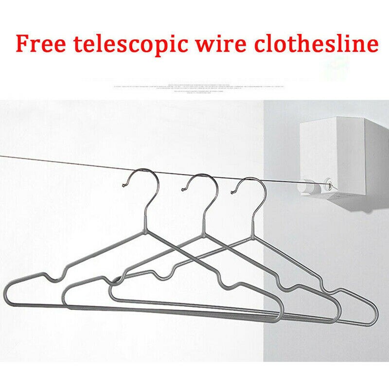 ABS Retractable Clothesline Indoor Outdoor Laundry Dryer Rack Clothes Line (4.2m)