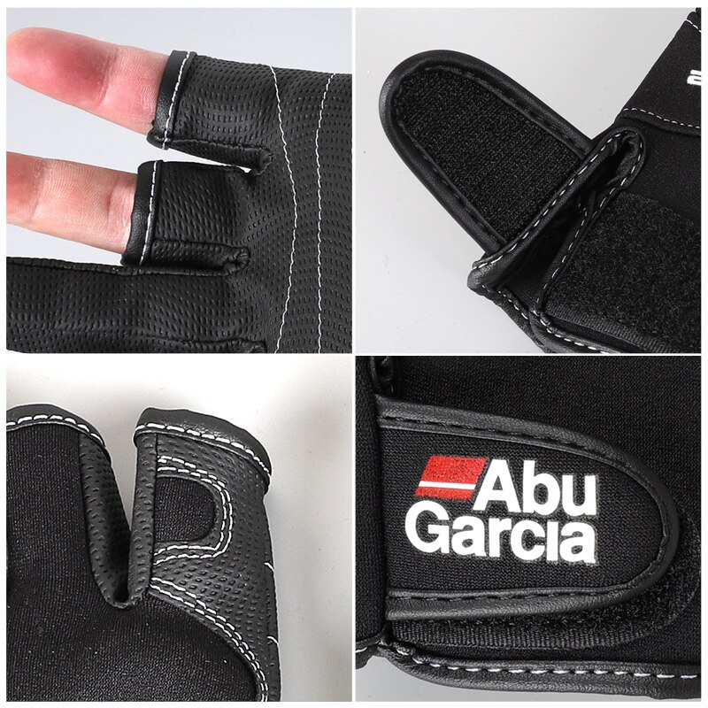 Guanti Da Pesca Senza Dita - Antiscivolo, Antivento, Impermeabili - Per Ciclismo E Outdoor - 1 Paio - Foto 2