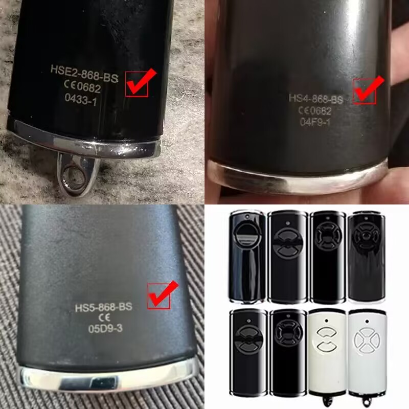 HORMANN HSE1-868-BS HSE2-868-BS HSE4-868-BS HSP4 HSD2 HS1 HS2 HS4 HSS4 Télécommande de porte de garage Hormann bs Series 868MHz