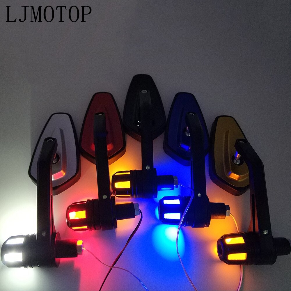 Lusterko motocyklowe z kierunkowskazem doprowadziło dla Kawasaki VERSYS 650cc ZG1000 CONCOURS ZRX1100 / 1200 KLZ1000 Versys