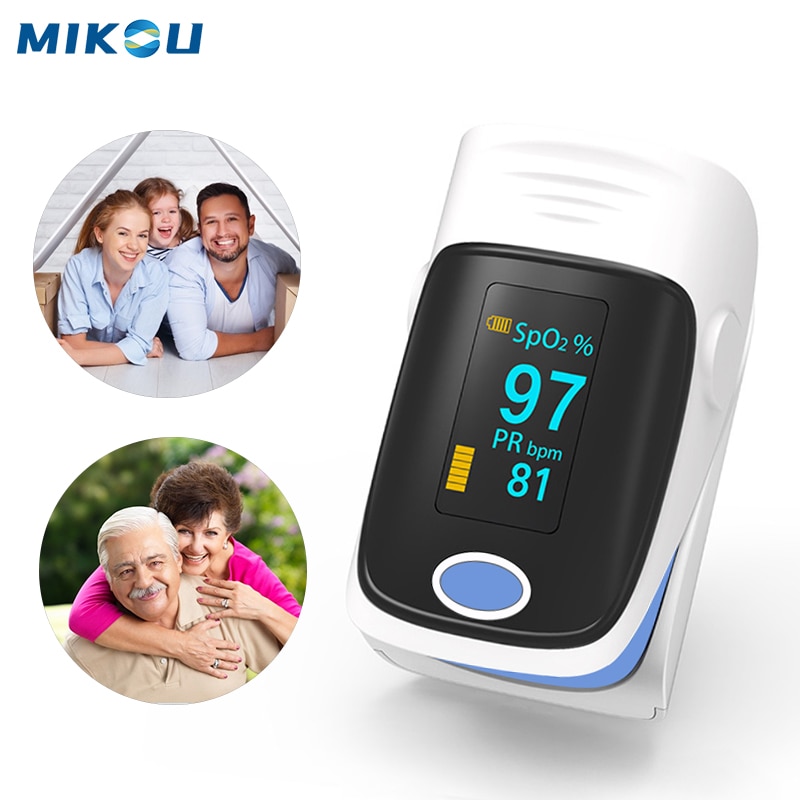 Oxymètre de pouls Portable SpO2, appareil OLED, moniteur de fréquence cardiaque, Saturation de l'oxygène dans le sang, moniteur de santé pour le ménage