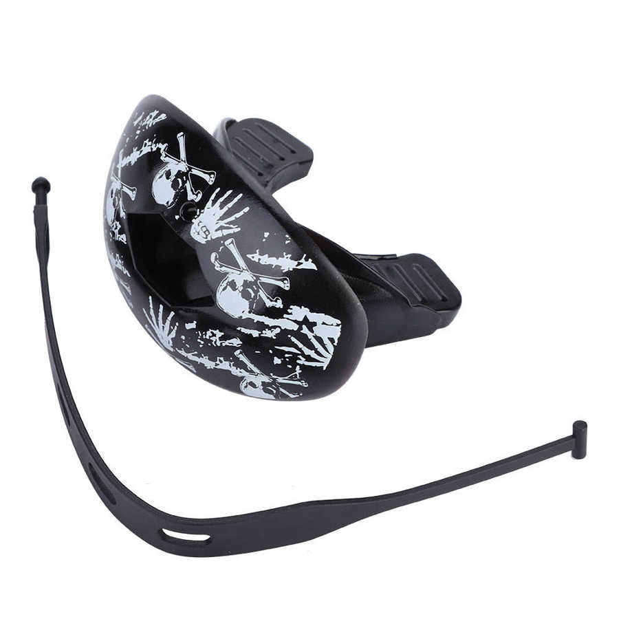 Mundschutz Zähne Schutz Sport Mundschutz Sports Boxing Mundschutz Mundschutz Fall für Kickboxen für Boxen: Skeleton