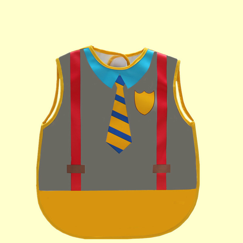 Baby Waterproof Cartoon Bibs EVA Sleeveless Feeding Bibs for Baby Infant Boy Girl Portable Adjustable Feeding Accessories