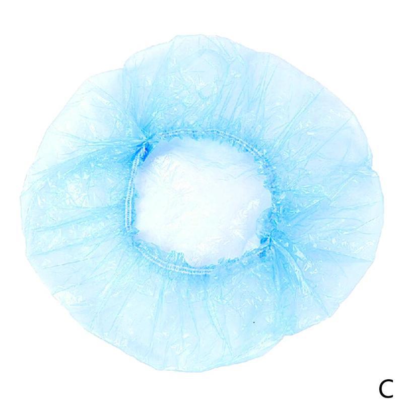 10 pz/pacco Usa E Getta Cuffia per la doccia Cappello Prodotti per Il Bagno del Salone di Capelli costume Da Bagno Elastico Vasca Da Bagno Doccia Chiaro cappucci uno-spento cappucci Hotel j0O1: rosa