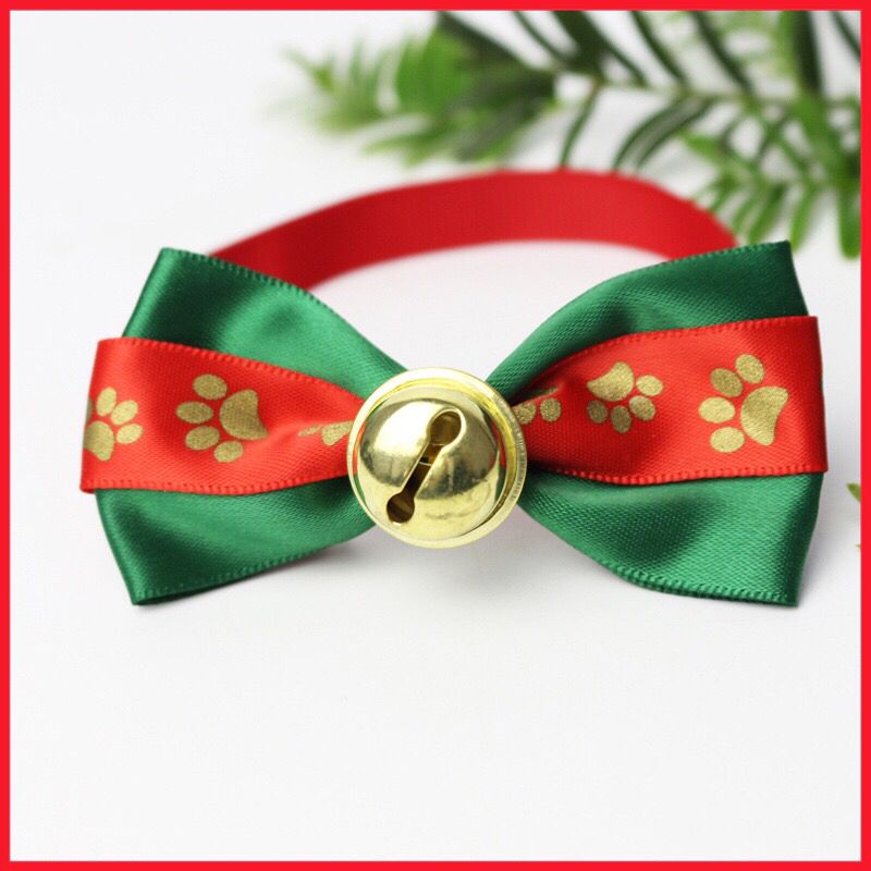 Accesorios de Navidad para mascotas corbata de perro y gato suministros para mascotas cachorros de peluche gatos miniatura accesorios para mascotas collar