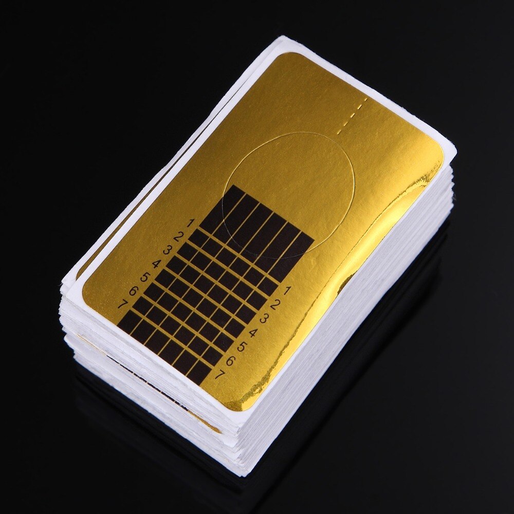 50/100Pcs Professionele Nail Form Nail Art Guide Vorm Voor Acryl Uv Gel Tip Nagel Sticker Diy Tools