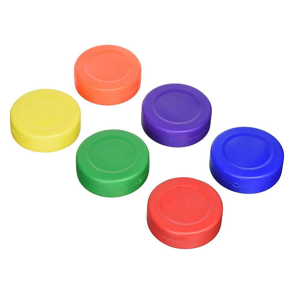 6 stk/sett plast lettvekts hockey pucker sett for ishockey spill vanlig trening for bord spill ishockey tilbehør