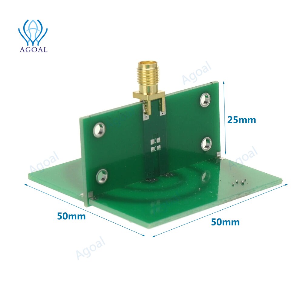 Antenne hélicoïdale UWB à polarisation circulaire, 2.4GHz-5.8GHz, 5W, Ultra-large bande
