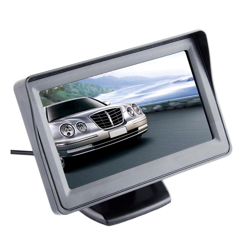 4.3inch Car Monitor Screen for Rear View Reverse Camera Tft Lcd Display Hd Digital Color Car 2-Way Av Display Digital Screen