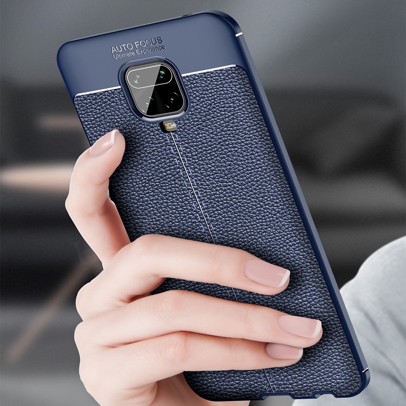 For Xiaomi Redmi Note 9S Case Cover Leather Soft Silicone Back Cover Redmi Note 9 S Pro Max Phone Bumper Case For Redmi Note 9S