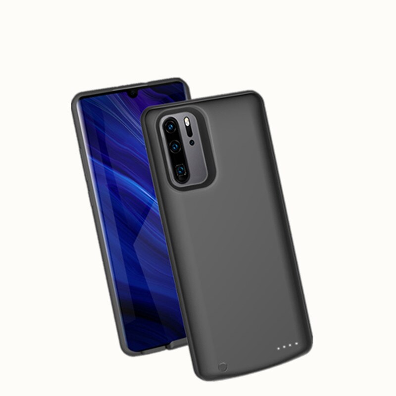 Funda de carga de batería de silicona para Huawei P30 Pro, funda de Banco de energía portátil de 6800mAh, cubierta de cargador de batería externa