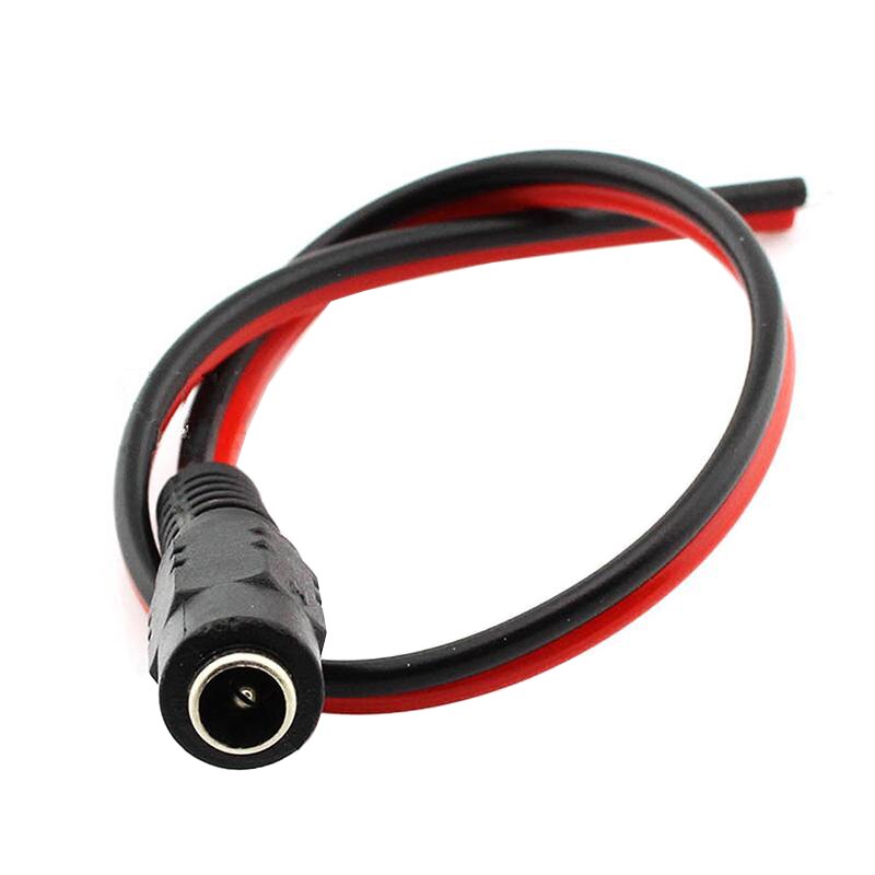 10Pcs 12V 26cm 5.5 * 2.1mm DC Jack Cable Male Female Power Socket Plug adapter plug power supply Wire Connector Cable CCTV