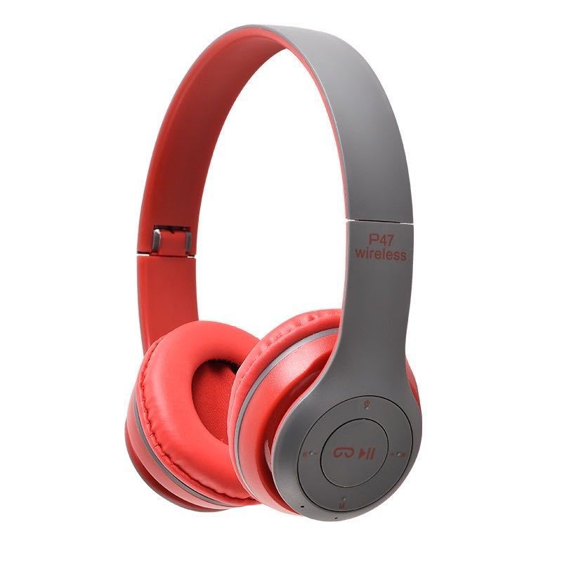 Wireless Bluetooth 5.0 Headphones Over Ear Headest Foldable Headphone with Mic Hi-Fi Stereo For phone pc laptop