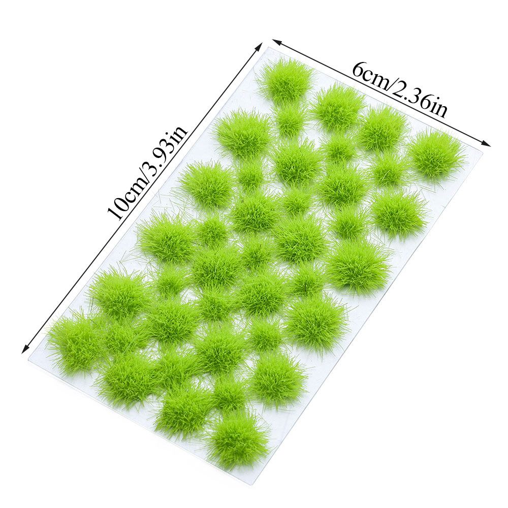5mm Railway Wild Micro Landscape Terrain Wargame Model Artificial Grass Cluster Static Grass Tuft Scenery Modeling